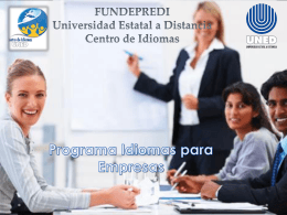 Universidad Estatal a Distancia Centro de Idiomas