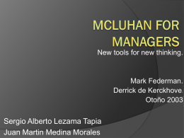 Mcluhan for managers