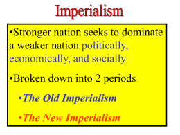 Imperialism PowerPoint