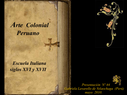 Arte colonial peruano, escuela italiana