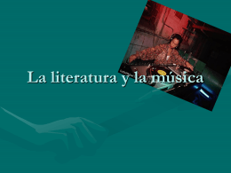 La literatura y la musica