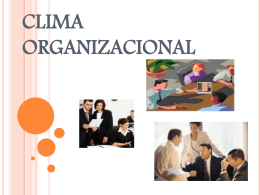 CLIMA ORGANIZACIONAL - Talentocompetente's Blog