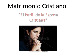 Matrimonio Cristiano - | La Iglesia de Cristo