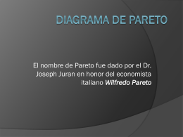 DIAGRAMA DE PARETO - Profesora Patricia Flores Verdad …