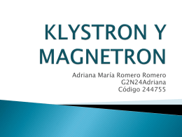 KLYSTRON Y MAGNETRON - fem2012
