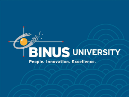Cultural Concept - Binus University