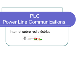 PLC Power Line Communications.