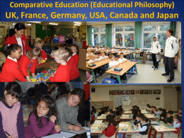 Comparative Education UK, France Germany and Japan