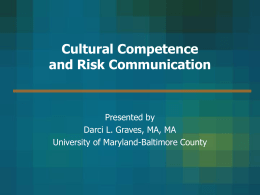 Health Policy Initiatives: Cultural Competence and