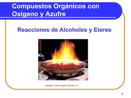 Chapter 12 Alcohols, Phenols, Ethers, Aldehydes, and …