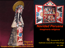 NAVIDAD PERUANA,IMAGINERIA RELIGIOSA