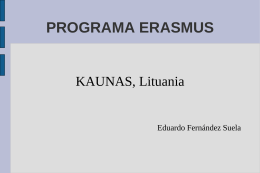 PROGRAMA ERASMUS
