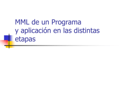 MML de un Programa