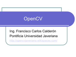 OpenCV - opencvjaveriana