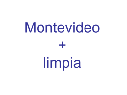 Montevideo +limpia