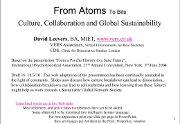 Towards the Sustainable Global Network Society?