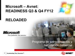 Avnet Corporate FY11 PPT Template