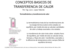 CONCEPTOS BASICOS DE TRANSFERENCIA DE CALOR …