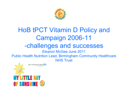 Vitamin D Campaign