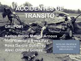 ACCIDENTES DE TRANSITO - | Dr. Alejandro Alvarez