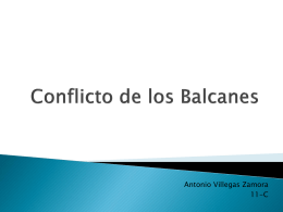 Conflicto en los Balcanes