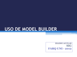 USO DE MODEL BUILDER - GENERALIDAD SOBRE …