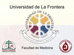 Diapositiva 1 - Facultad de Medicina UFRO