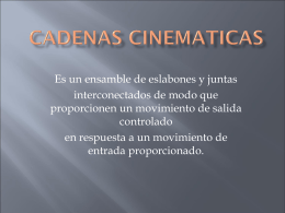 Cadenas cinematicas - Miutj's Blog de la UTJ | The