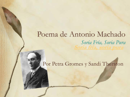 Poema de Antonio Machado