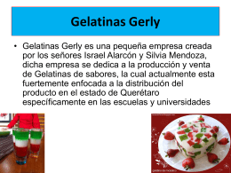 Gelatinas Gerly