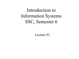 Introduction to Database Systems - LSIR