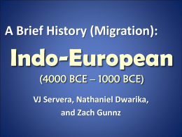 Indo-European (610 CE – 1900 CE)