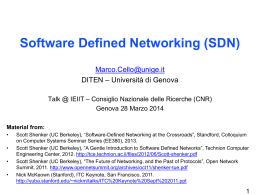A Short History of SDN - ieiit