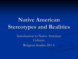 Native American Stereotypes and Realities