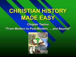CHRISTIAN HISTORY MADE EASY