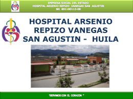 HOSPITAL ARSENIO REPIZO VANEGAS SAN AGUSTIN
