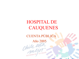 HOSPITAL CAUQUENES - Servicio de Salud Maule
