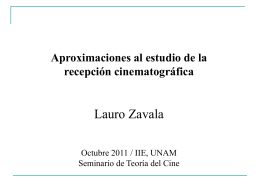 Diapositiva 1 - Lauro Zavala