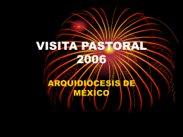 VISITA PASTORAL 2006