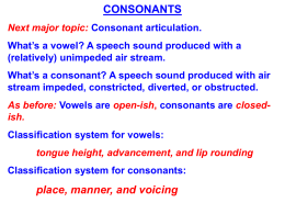 consonants. ppt - Homepages