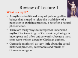 Review of Lecture 1 - Texas Tech University