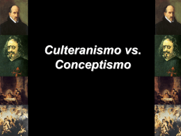 Culteranismo vs. Conceptismo