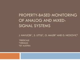 Property-based Monitoring of Analog and Mixed