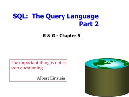 SQL Queries - University of California, Berkeley