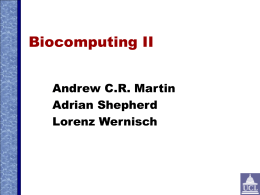 AM403 - Bioinformatics 1