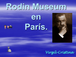 PARIS Musee Rodin