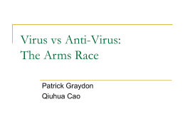 Virus vs Anti-Virus: The Arms Race