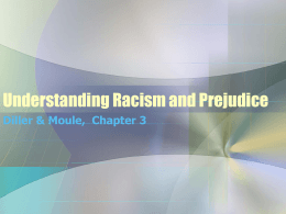 Understanding Racism and Prejudice - Winston