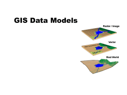 GIS Data Models - University of Texas at San Antonio