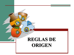 REGLAS DE ORIGEN - Apuntes, Tareas, Monografias, …